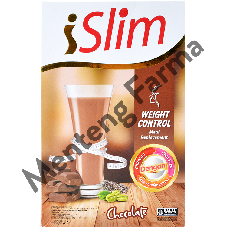 I Slim Cokelat 324 Gr (6 Pcs) - Susu Diet Pengganti Makan - Menteng Farma