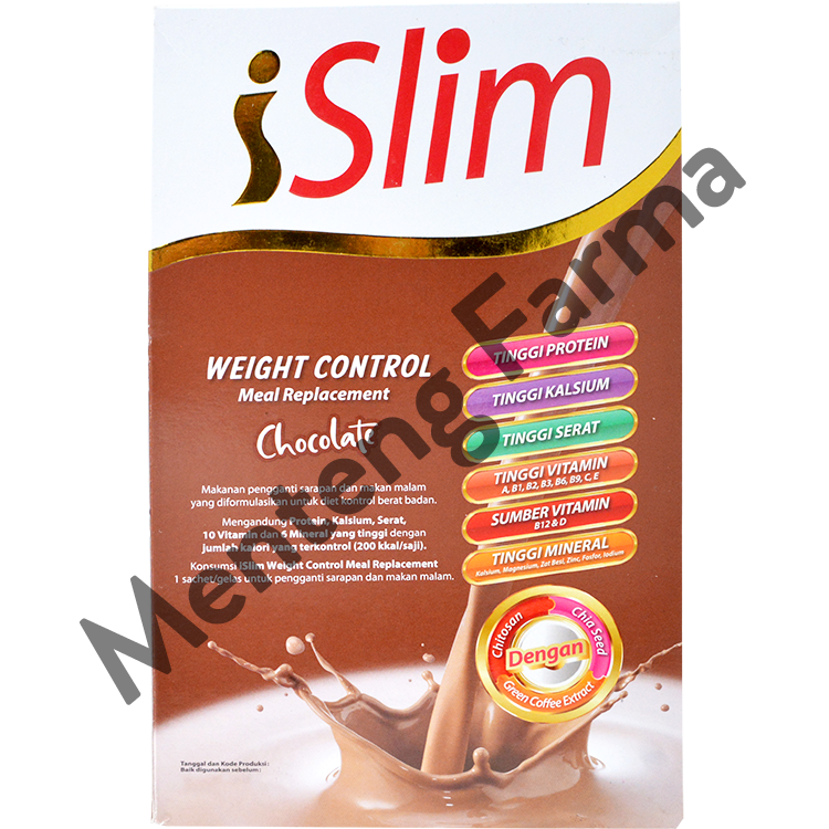 I Slim Cokelat 324 Gr (6 Pcs) - Susu Diet Pengganti Makan - Menteng Farma