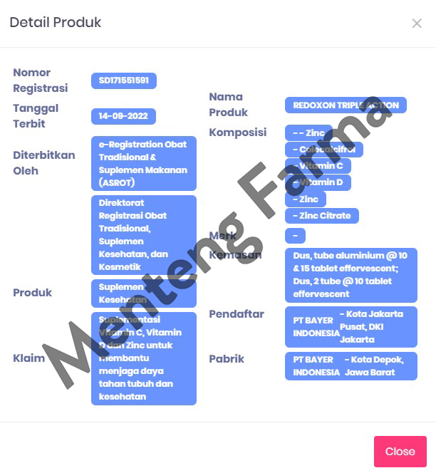 Redoxon Triple Action Effervescent 15 Tablet - Suplemen Imunitas - Menteng Farma