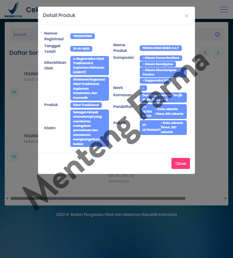 Fresh Living Bebio C&F 9 mL - Minyak Aromaterapi Flu - Menteng Farma