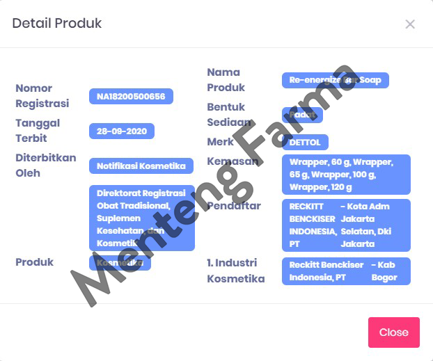 Sabun Mandi Batang Dettol Profresh Re-Energize 65 gram - Menteng Farma