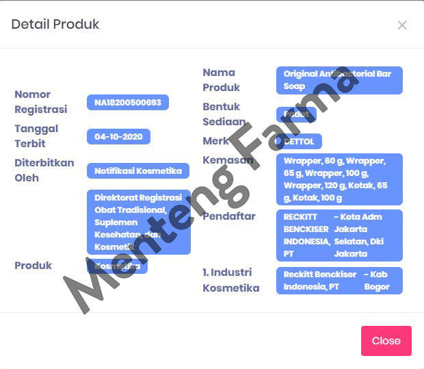 Promo Sabun Mandi Batang Dettol Original - 60 gram - Menteng Farma