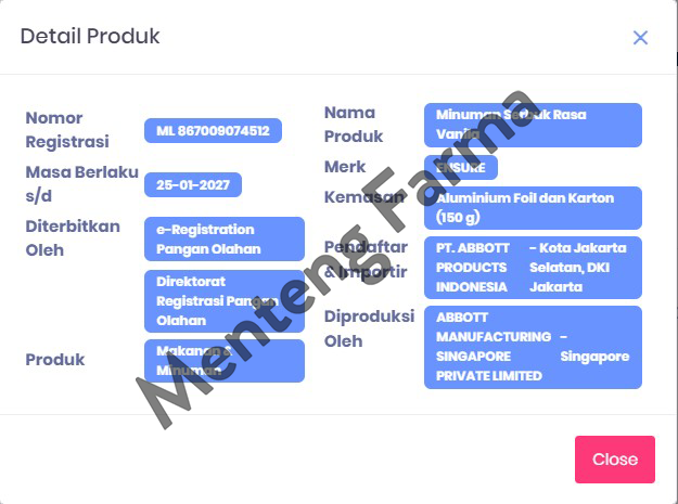 Ensure Vanila 150 Gram - Susu Penambah Nutrisi Dewasa Rendah Laktosa - Menteng Farma