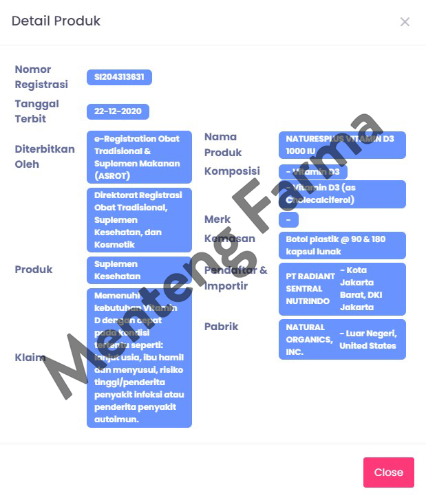 Natures Plus Vitamin D3 1000 IU 90 Kapsul Lunak - Suplemen Vitamin D - Menteng Farma