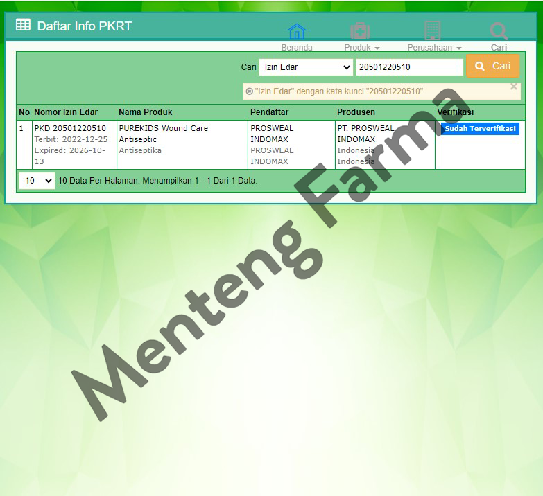 Pure Kids Wound Care Antiseptic 50 mL - Pembersih Luka Anak - Menteng Farma