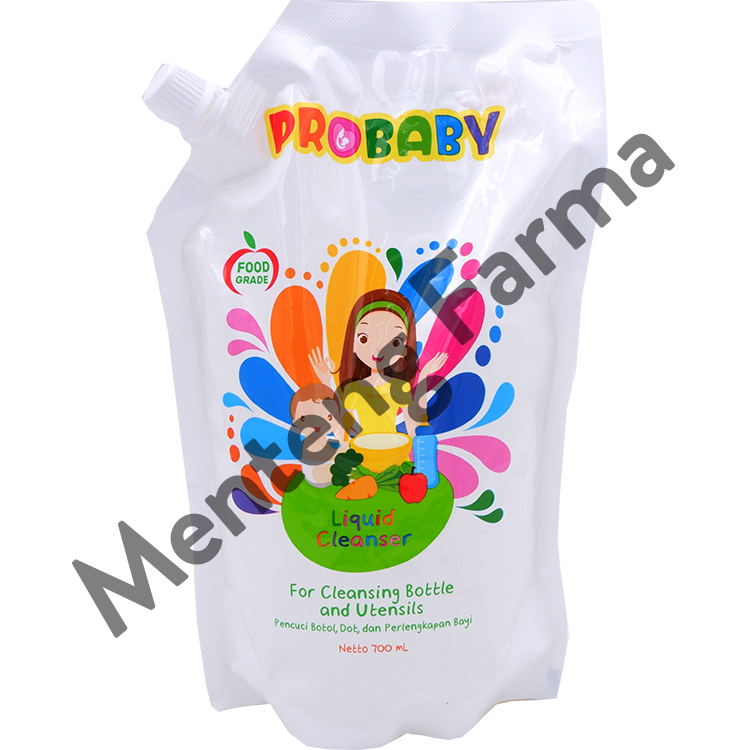 Probaby Liquid Cleanser 700 mL - Sabun Cuci Botol Bayi - Menteng Farma