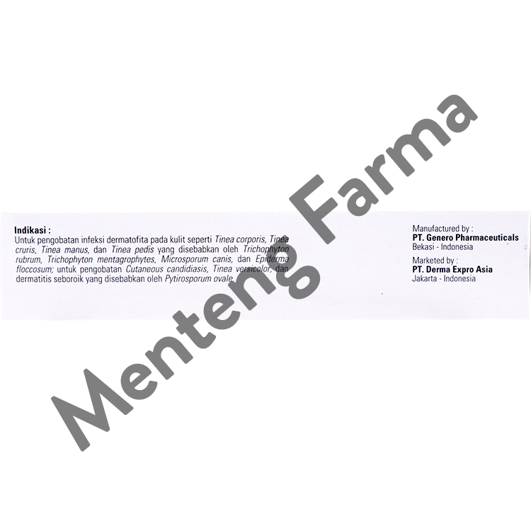 Erazol Cream 15 Gr - Krim Jamur Kulit, Panu, Kurap - Menteng Farma