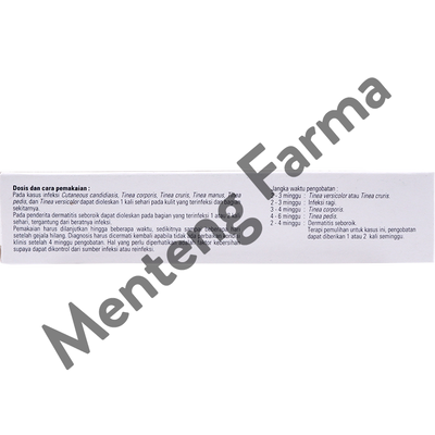 Erazol Cream 15 Gr - Krim Jamur Kulit, Panu, Kurap - Menteng Farma