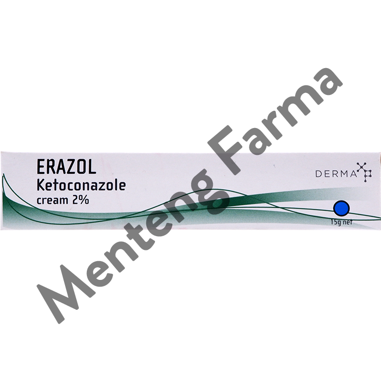 Erazol Cream 15 Gr - Krim Jamur Kulit, Panu, Kurap - Menteng Farma