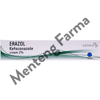 Erazol Cream 15 Gr - Krim Jamur Kulit, Panu, Kurap - Menteng Farma