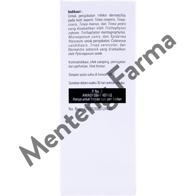 Erazol Lotion 30 mL - Meredakan Gatal Jamur, Kurap dan Panu - Menteng Farma