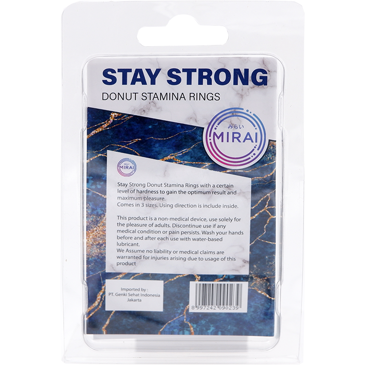 Mirai Donut Stamina Rings Stay Strong - Menteng Farma