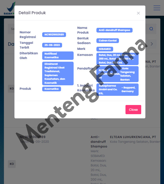 Sebamed Hair Care Anti Dandruff Shampoo 200 ML - Sampo Anti Ketombe - Menteng Farma