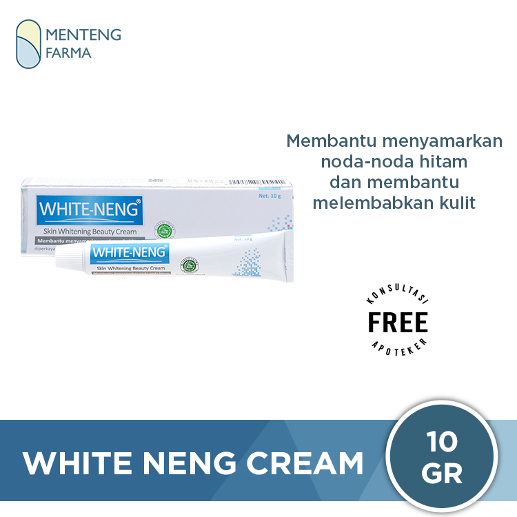 White Neng Skin Whitening Cream 10 g Menyamarkan noda noda hitam