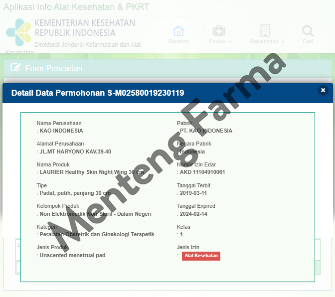 Laurier Healthy Skin Night 30cm 8 Pads - Pembalut Malam Cegah Iritasi - Menteng Farma