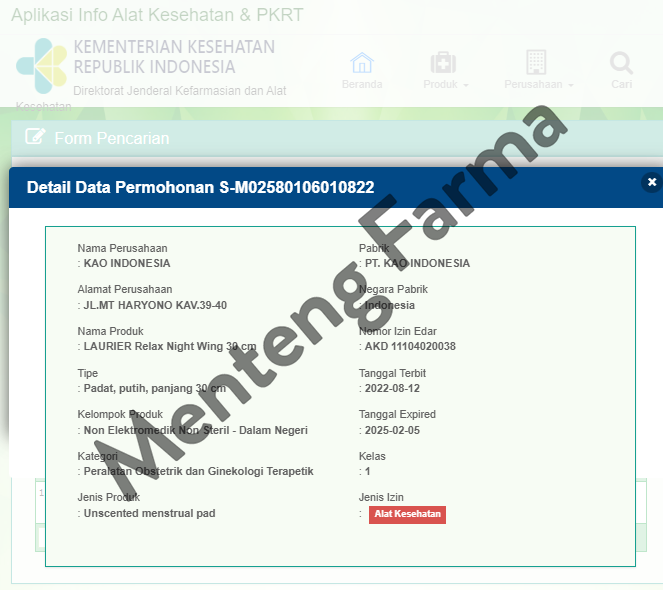 Laurier Relax Night Wing 30cm 24 Pads - Pembalut Malam Wings 30 Cm - Menteng Farma