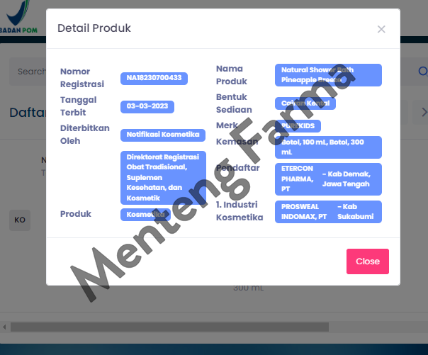 Pure Kids Natural Shower Bath Pineapple Breeze 100 mL - Sabun Mandi Anak - Menteng Farma