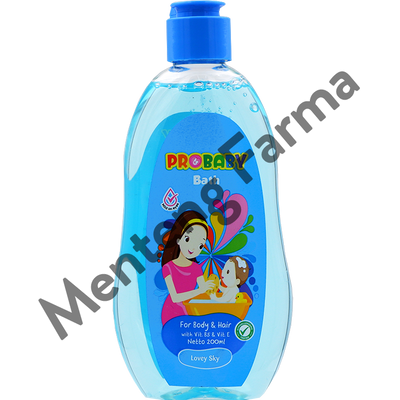 Probaby Bath Lovey Sky 200 mL - Sabun dan Samphoo Bayi - Menteng Farma