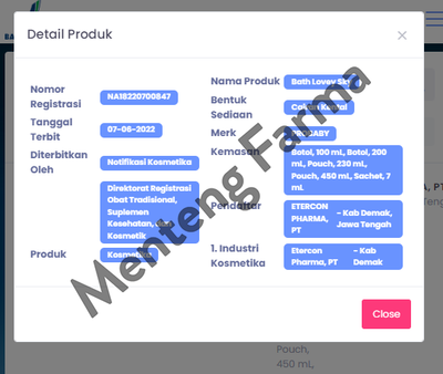 Probaby Bath Lovey Sky 200 mL - Sabun dan Samphoo Bayi - Menteng Farma