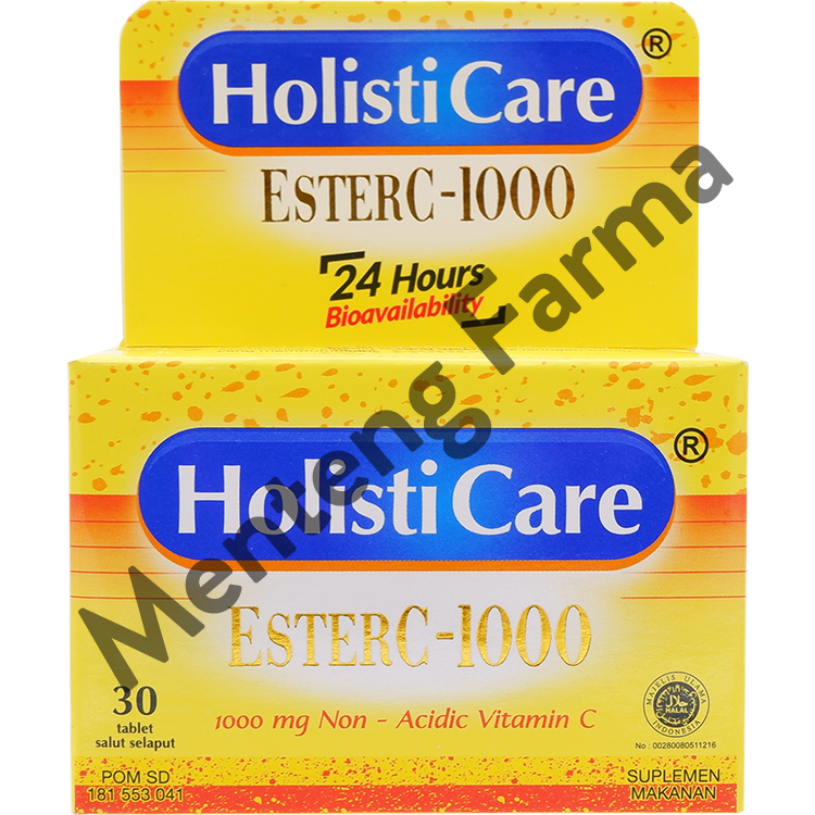 Holisticare Ester C-1000 30 Tablet - Suplementasi Vitamin C 1000 Mg - Menteng Farma