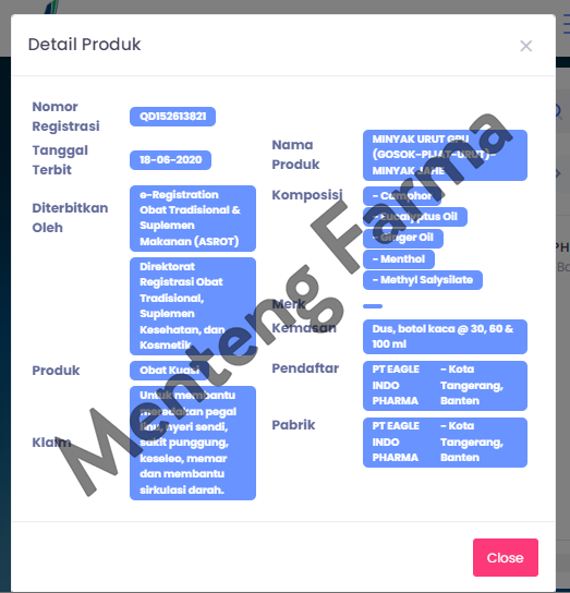 Minyak Urut GPU Cap Lang Minyak Jahe 30 mL - Minyak Urut Licin dan Hangat - Menteng Farma