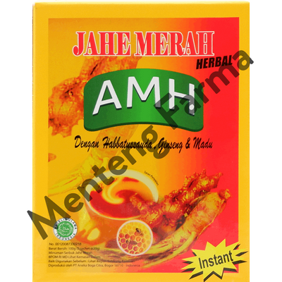 AMH Jahe Merah Isi 5 Sachet - Minuman Jahe Merah