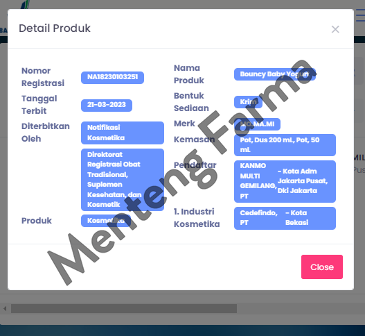 Momami Bouncy Baby Yoghurt 200 mL - Body Lotion Pelembab Kulit - Menteng Farma