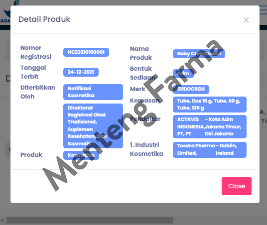 Sudocrem Baby Care Cream 125 Gr - Krim Gatal Ruam Iritasi Diaper Eksim - Menteng Farma