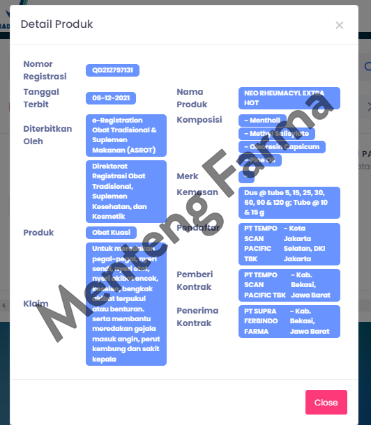 Neo Rheumacyl Extra Hot Cream 25 Gr - Krim Pereda Nyeri Sendi dan Otot - Menteng Farma