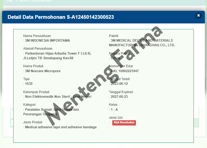 Plaster Roll 3M Nexcare Micropore 1 Roll 1 in x 5 m - Plaster Penutup Luka - Menteng Farma