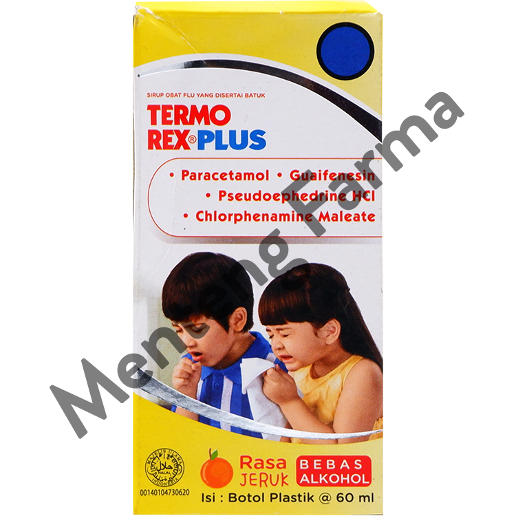 Termorex Plus Sirup 60 mL - Obat Batuk dan Pilek Anak - Menteng Farma