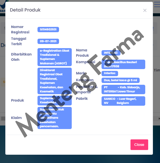 Interlac Drops 5 mL - Suplemen Kesehatan Saluran Cerna Bayi dan Anak - Menteng Farma