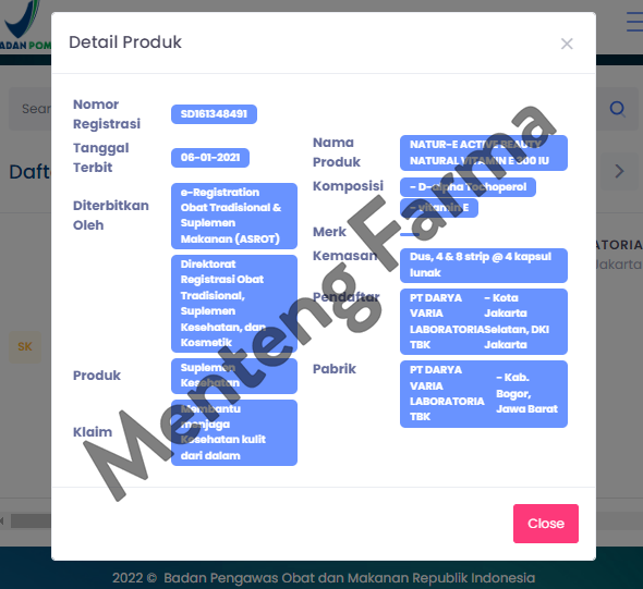 Natur E Natural Vitamin E 300 IU Isi 32 Kapsul - Menteng Farma