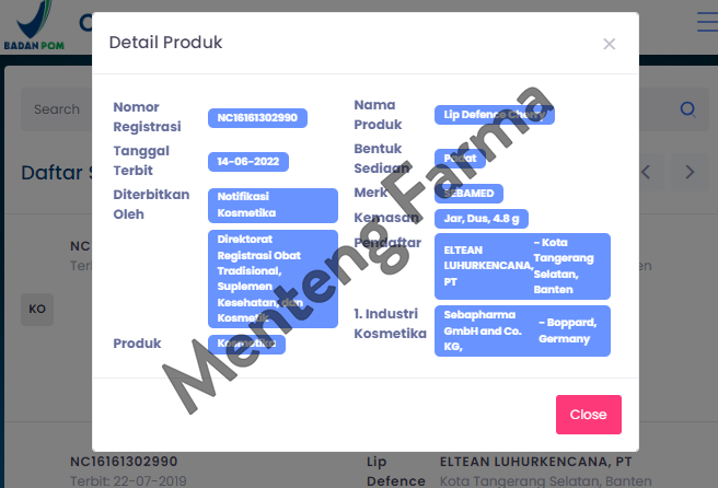 Sebamed Lip Defense SPF 30 Cherry - Pelembab Bibir Kering - Menteng Farma
