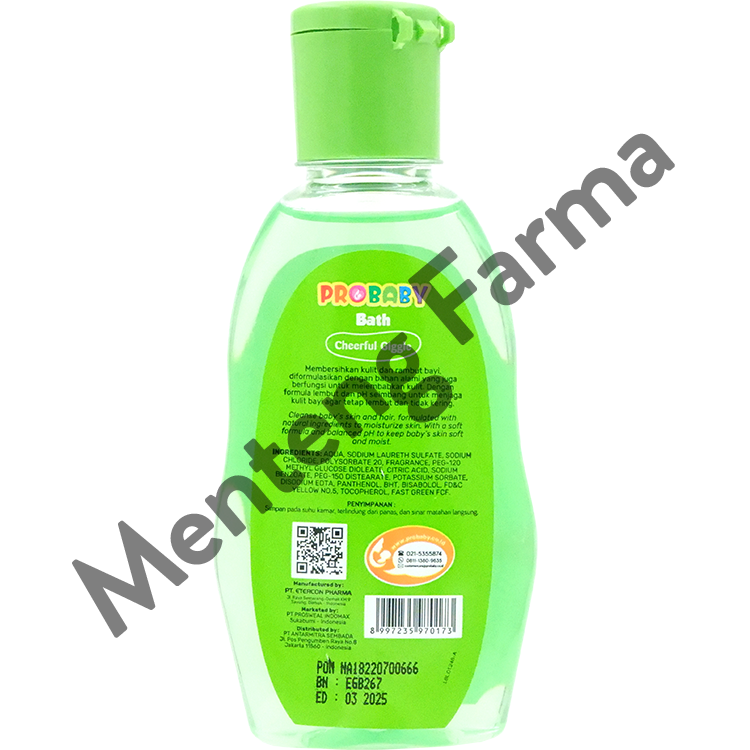 Probaby Bath Cheerful Giggle 100 mL - Sabun dan Shampoo Bayi - Menteng Farma