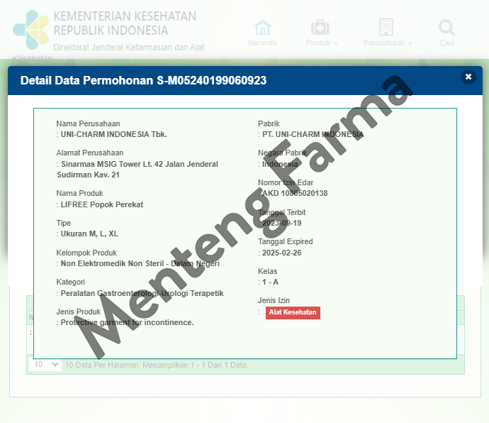 Lifree Popok Perekat M8 - Popok Perekat Dewasa Anti Bocor - Menteng Farma