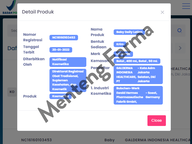 Cetaphil Baby Daily Lotion 400 mL - Lotion Pelembab Kulit Bayi - Menteng Farma