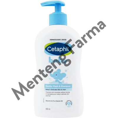 Cetaphil Baby Gentle Wash & Shampoo 400 mL - Sabun & Shampoo Perawatan Kulit Bayi - Menteng Farma