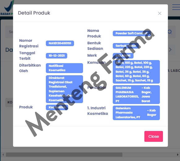Caladine Powder Soft Comfort 100 Gr - Bedak Gatal Karena Biang Keringat - Menteng Farma