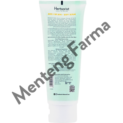 Herborist Juice For Skin Body Serum Orange & Carrot 180 mL - Melembabkan dan Mencerahkan Kulit - Menteng Farma
