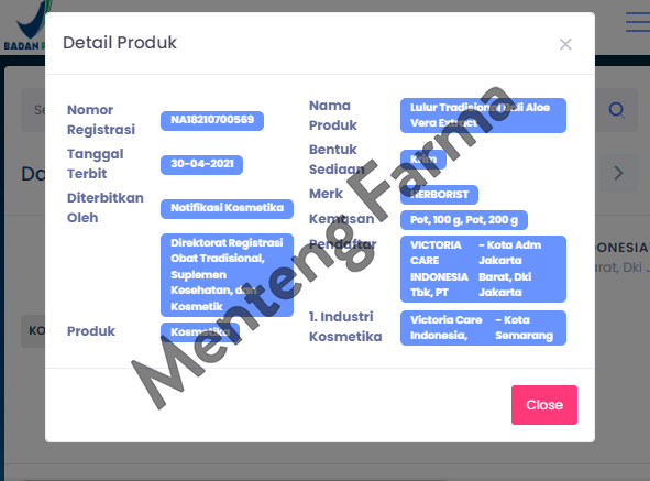 Herborist Lulur Tradisional Bali Aloe Vera 100 Gr - Mengangkat Sel Kulit Mati dan Mencerahkan Kulit - Menteng Farma