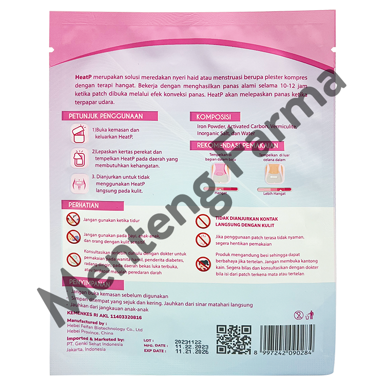 HeatP Plester Pereda Nyeri Haid - Menteng Farma