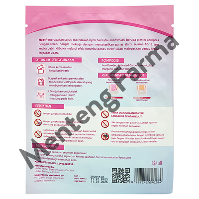 HeatP Plester Pereda Nyeri Haid - Menteng Farma