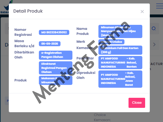 Mama's Choice Almond Powder Matcha - Minuman Bubuk Pelancar ASI - Menteng Farma