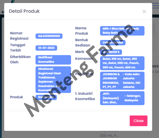 Johnson's Milk+Rice Hair & Body Baby Bath 100 mL - Membersihkan dan Melembutkan Kulit Bayi - Menteng Farma