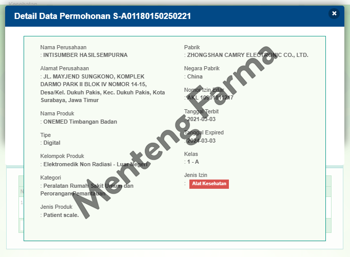 Timbangan Badan Digital Onemed EB 9362 - Timbangan Badan Digital Akurat