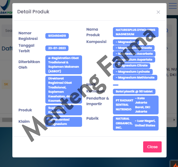 Natures Plus Dyno-Mins Magnesium 90 Tablet - Suplementasi Magnesium
