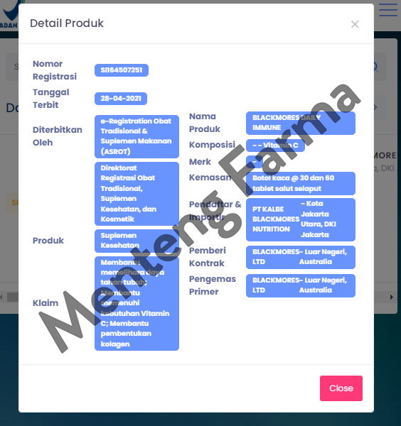 Blackmores Daily Immune C 500 60 Tablet - Suplemen Peningkat Sistem Imun Tubuh