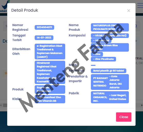 Natures Plus Zinc Picolinate 60 Tablet - Suplemen Kesehatan Hati