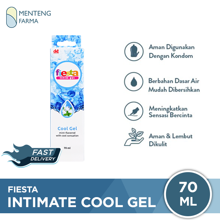 Fiesta Intimate Cool Gel 70 ml - Pelumas dengan Sensasi Dingin